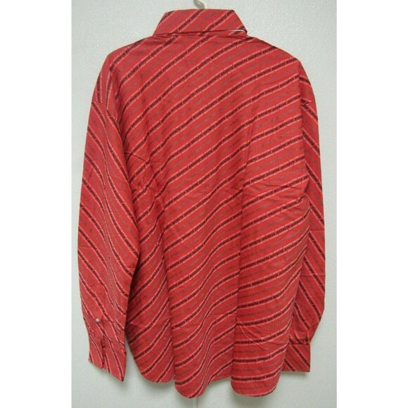 NBA Houston Rockets Red Button Up Dress Shirt Long Sleeve by Headmaster size 2XL - Picture 2 of 4